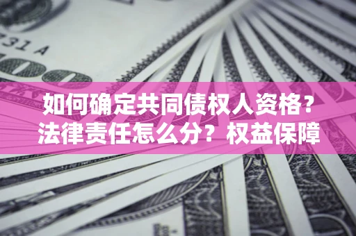 济南如何确定共同债权人资格？法律责任怎么分？权益保障技巧揭秘！