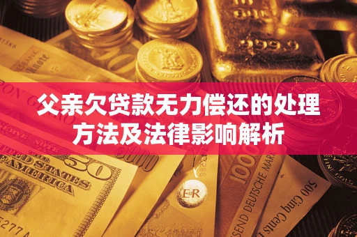 济南父亲欠贷款无力偿还的处理方法及法律影响解析